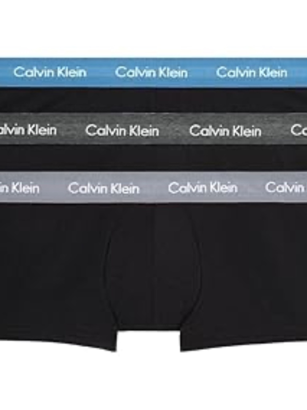 NWT Calvin Klein Men's Cotton Stretch Low Rise Trunks 3-pack size S